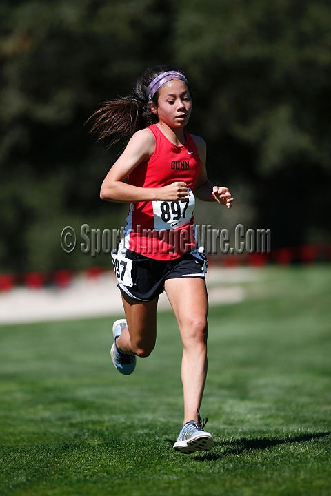 2013SIXCHS-115.JPG - 2013 Stanford Cross Country Invitational, September 28, Stanford Golf Course, Stanford, California.